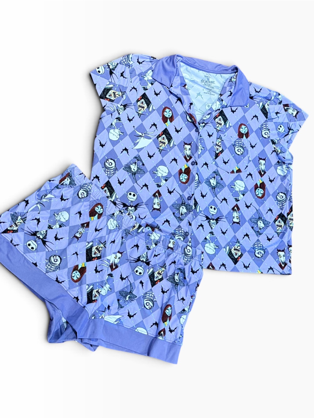 Disney The Nightmare Before Christmas Women’s Large Short Pajama Set